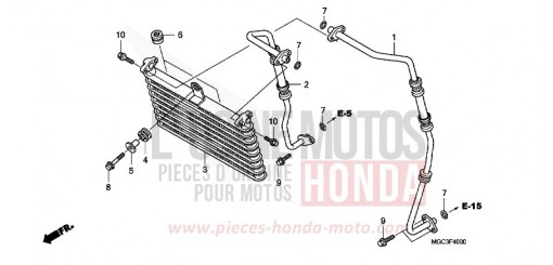 REFROIDISSEUR D'HUILE CB1100AD de 2013